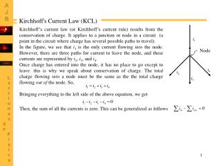 Kirchhoff's Current Law (KCL)