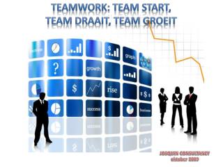 TEAMWORK: TEAM START, TEAM DRAAIT, TEAM GROEIT