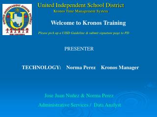 United Independent School District Kronos Time Management System