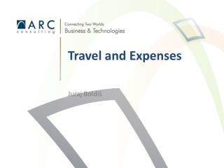 Travel and Expenses