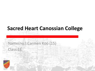 Sacred Heart Canossian College