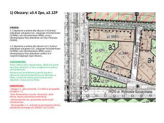 1) Obszary: a3.4 Zpo , a2.1ZP