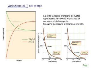 Variazione di [ ] nel tempo