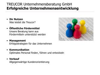 TREUCOR Unternehmensberatung GmbH Erfolgreiche Unternehmensentwicklung