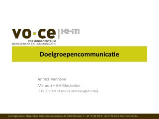 Doelgroepencommunicatie