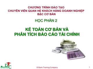 KẾ TOÁN CƠ BẢN VÀ PHÂN TÍCH BÁO CÁO TÀI CHÍNH