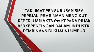 ADAKAH INI SIKAP MASYARAKAT MALAYSIA?