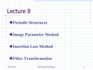 Lecture 8