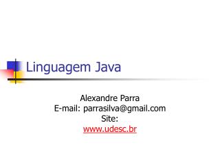 Linguagem Java