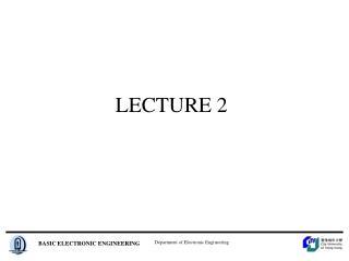 LECTURE 2