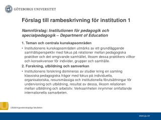 1. Teman och centrala kunskapsområden