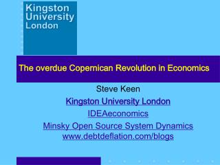 The overdue Copernican Revolution in Economics