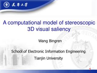 A computational model of stereoscopic 3D visual saliency