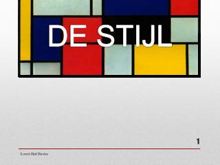 DE STIJL