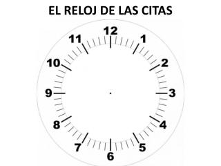 EL RELOJ DE LAS CITAS