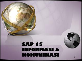 SAP 15 INFORMASI &amp; KOMUNIKASI