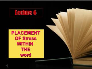 Lecture 6