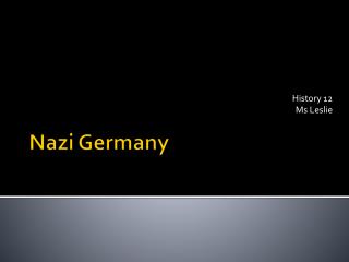 Nazi Germany