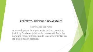 CONCEPTOS JURIDICOS FUNDAMENTALES