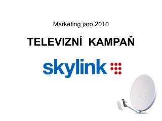 Marketing jaro 2010 TELEVIZNÍ KAMPAŇ