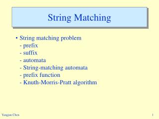 String Matching