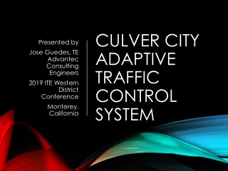 Culver City Adaptive Traffic Control System