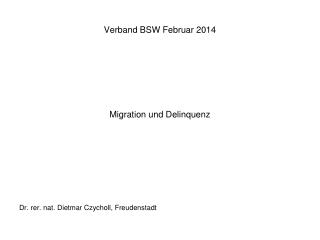Verband BSW Februar 201 4