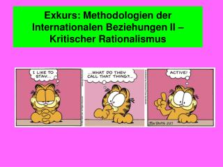 Exkurs: Methodologien der Internationalen Beziehungen II – Kritischer Rationalismus