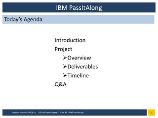 IBM PassItAlong