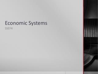 Economic Systems