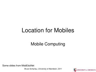 Location for Mobiles