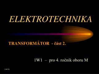 ELEKTROTECHNIKA