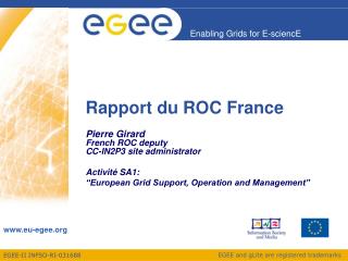 Rapport du ROC France