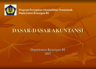 DASAR-DASAR AKUNTANSI