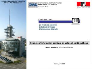 INTERNATIONAL INSTITUTE FOR THE MANAGEMENT OF LOGISTICS