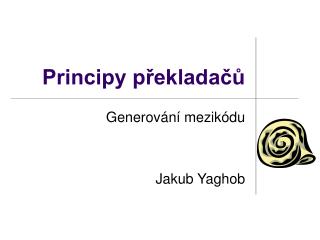Principy překladačů