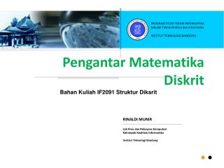 Pengantar Matematika Diskrit