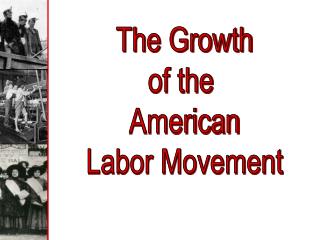 The Growth of the American Labor Movement