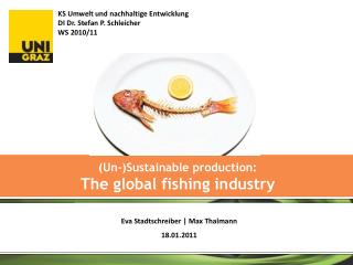 Eva Stadtschreiber | Max Thalmann 18.01.2011