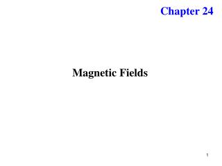 Magnetic Fields