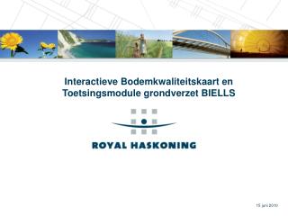 Interactieve Bodemkwaliteitskaart en Toetsingsmodule grondverzet BIELLS