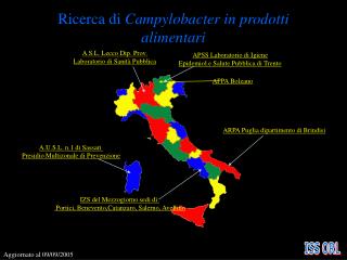 Ricerca di Campylobacter in prodotti alimentari