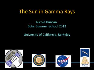 The Sun in Gamma Rays