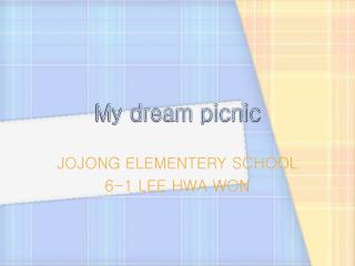 My dream picnic