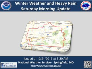 Winter Weather and Heavy Rain Saturday Morning Update