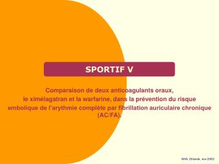 SPORTIF V