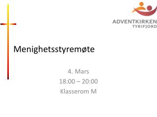 Menighetsstyremøte