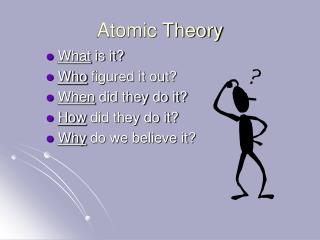 Atomic Theory