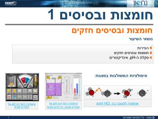חומצות ובסיסים 1