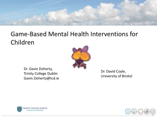 Game-Based Mental Health Interventions for Children